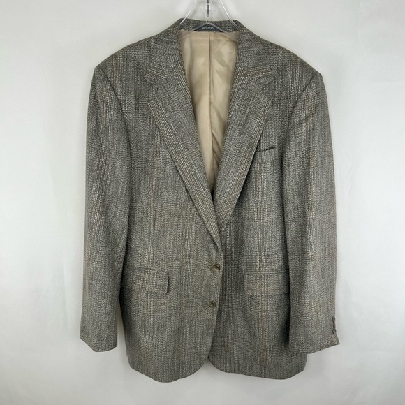 Vintage Haggar Grey Tweed Oversized Boyfriend Blazer - Picture 5 of 8